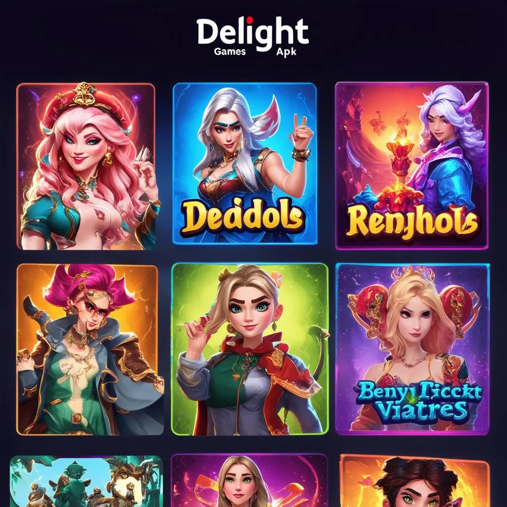 Delight Games Apk Nhân Vật