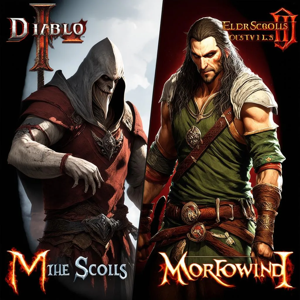 Game PC Huyền Thoại: Diablo II và Morrowind