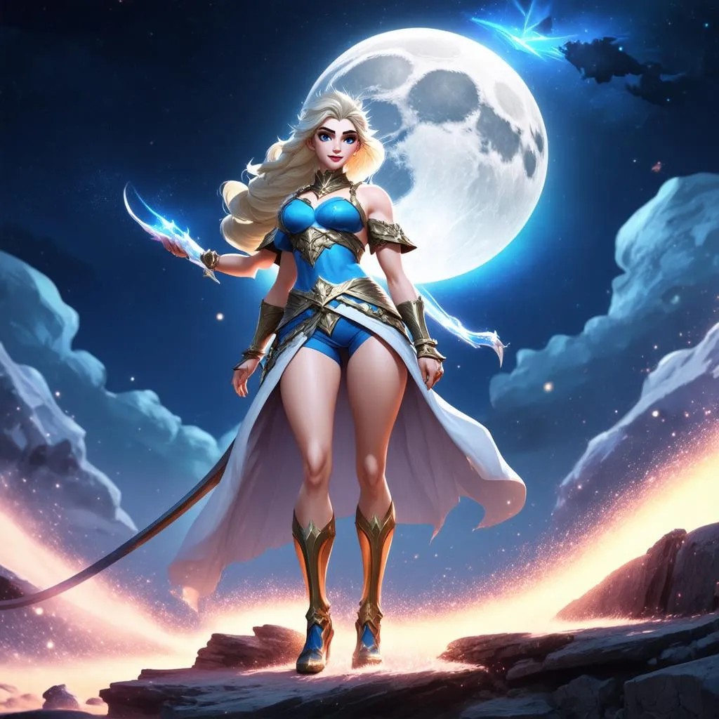 Diana and the Moon