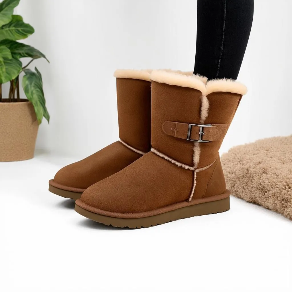 Đôi ủng UGG màu nâu