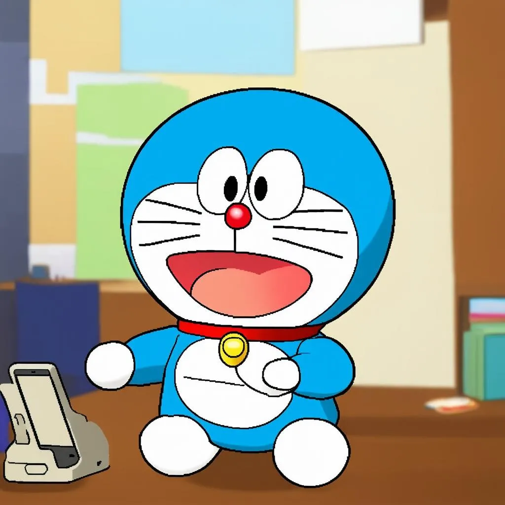 Doraemon sử dụng bảo bối