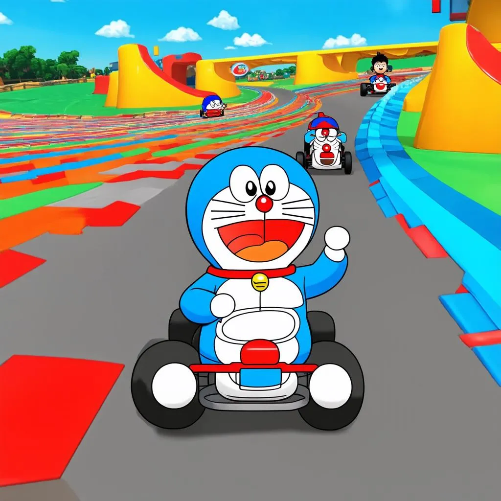 Game đua xe Doraemon