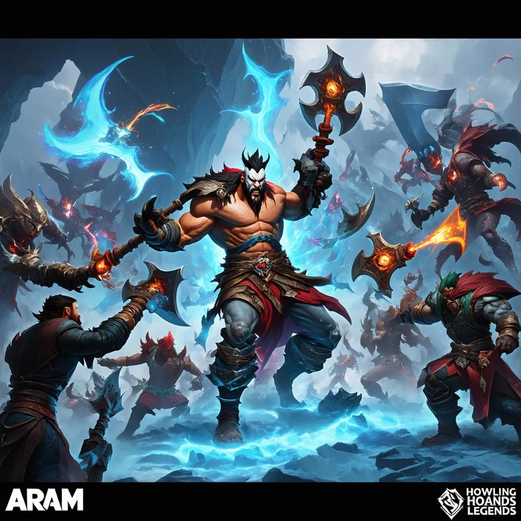 Draven Aram Teamfight