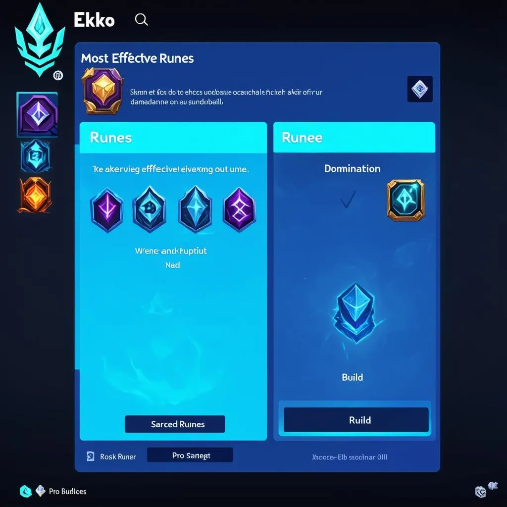 Ekko pro build bảng ngọc