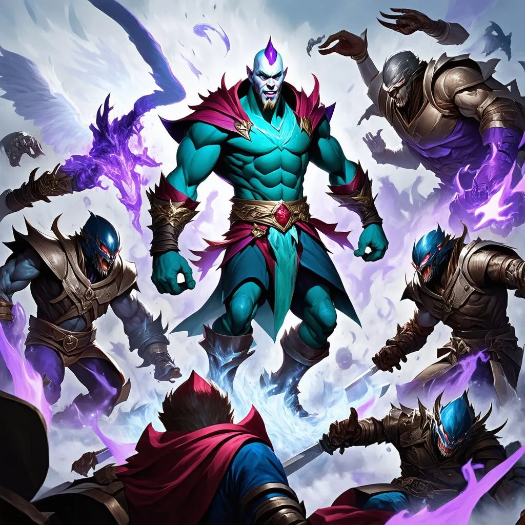 Elysian Ryze in Battle