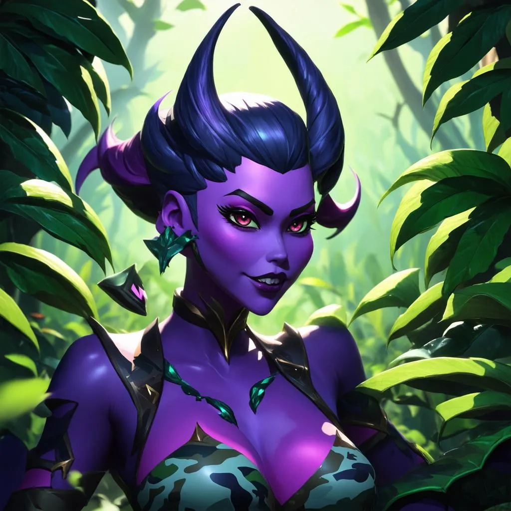 Evelynn trong rừng lol