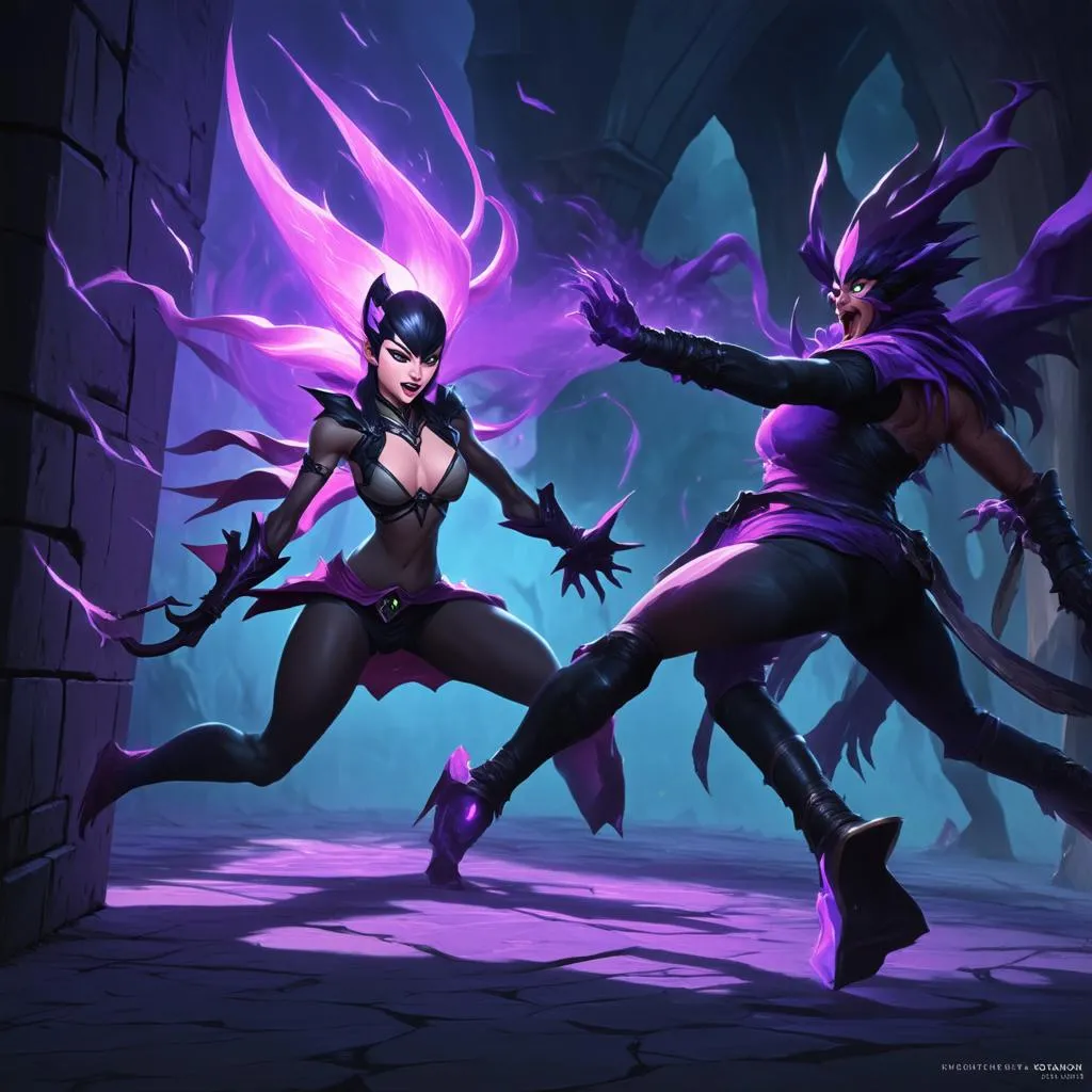 Evelynn Tấn Công Con Mồi