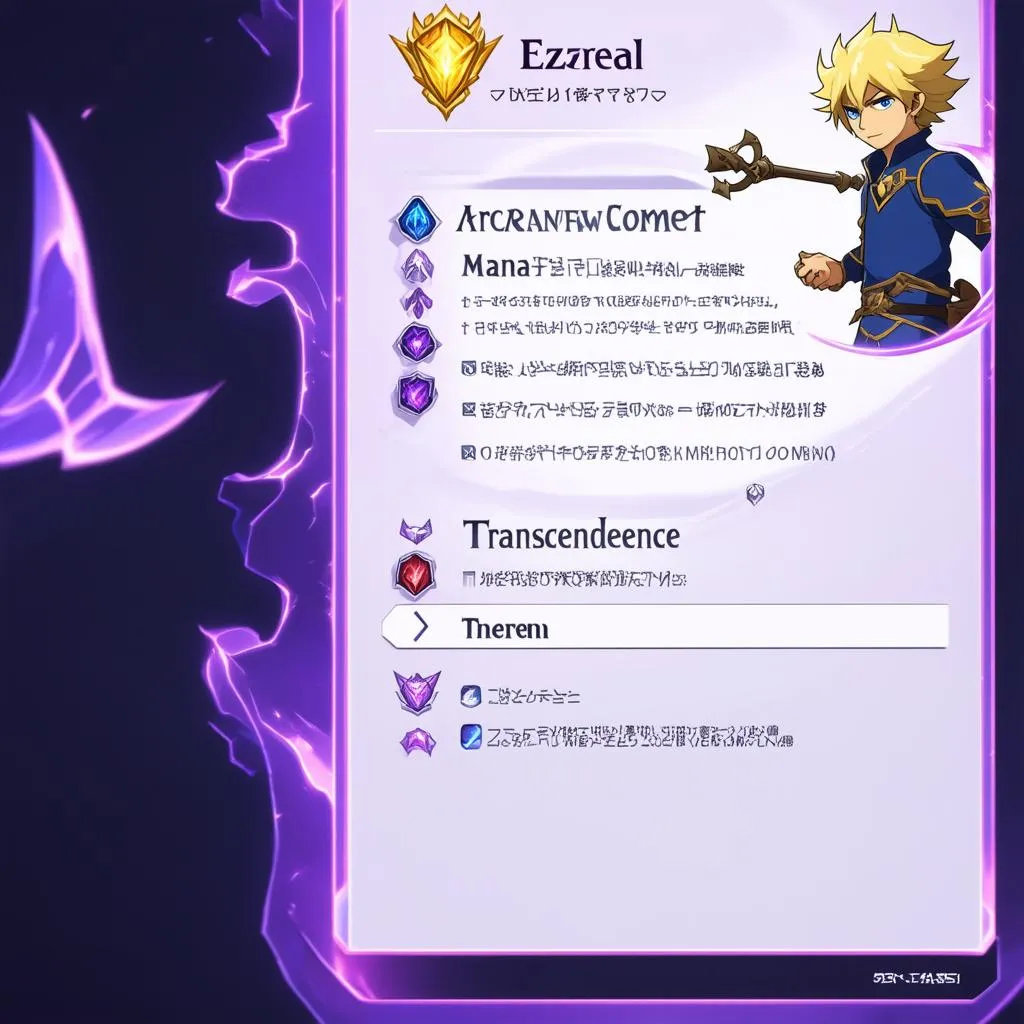 Bảng ngọc Ezreal 14.1