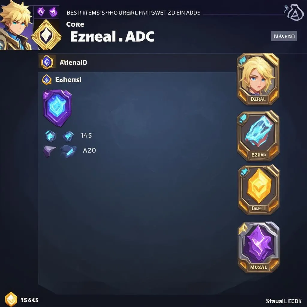 Trang bị Ezreal ADC