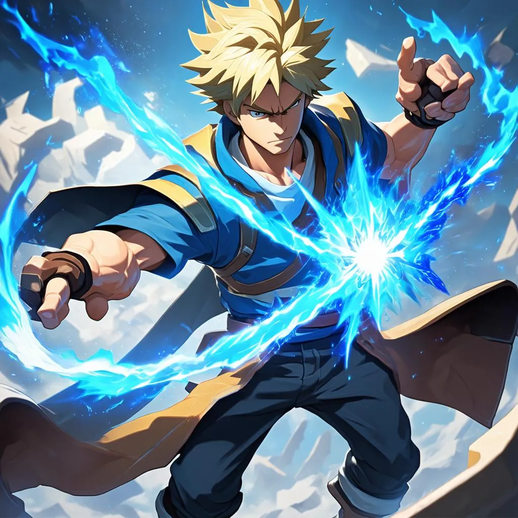 Ezreal bắn Phát Bắn Huyền Thuật