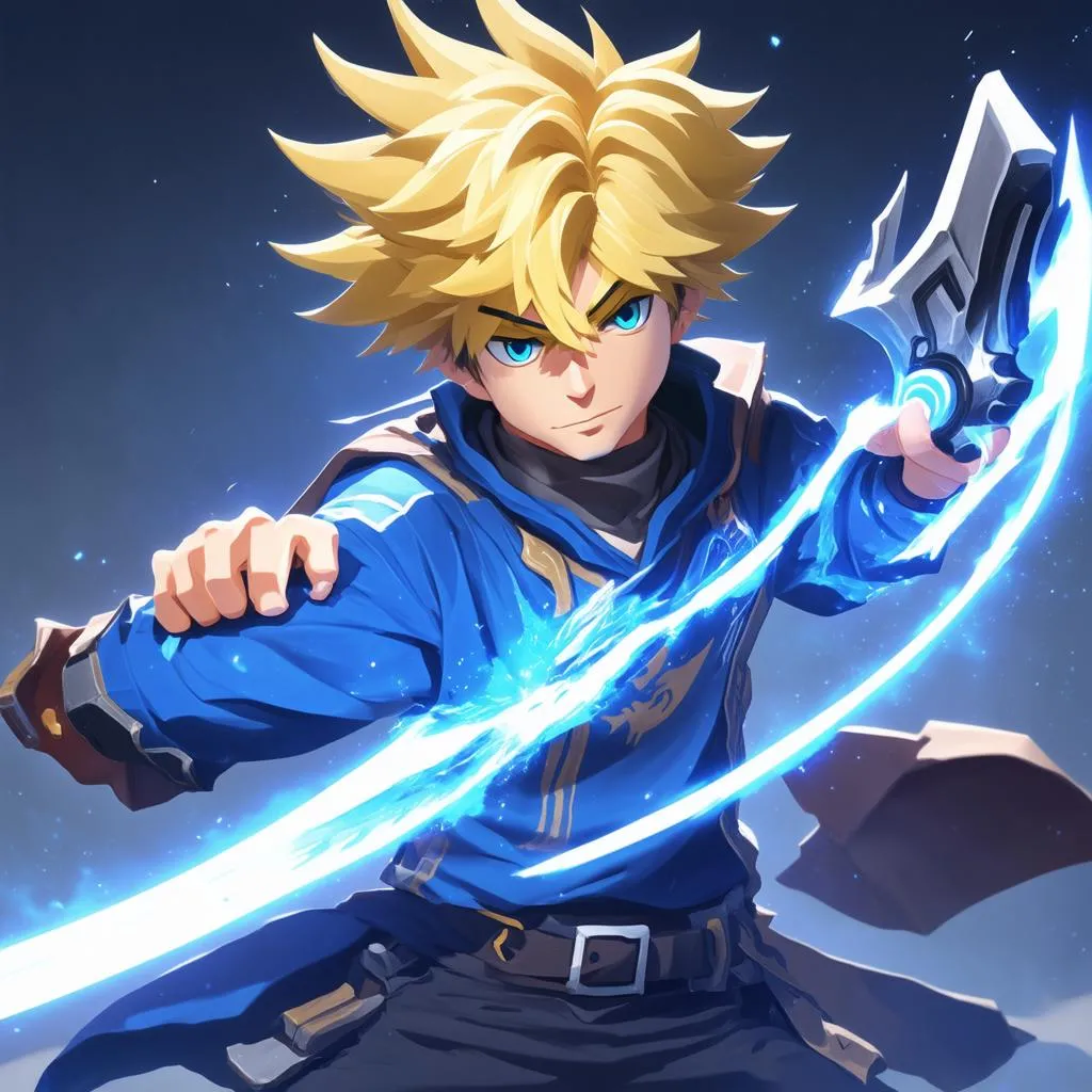 Ezreal bắn Phép Thuật