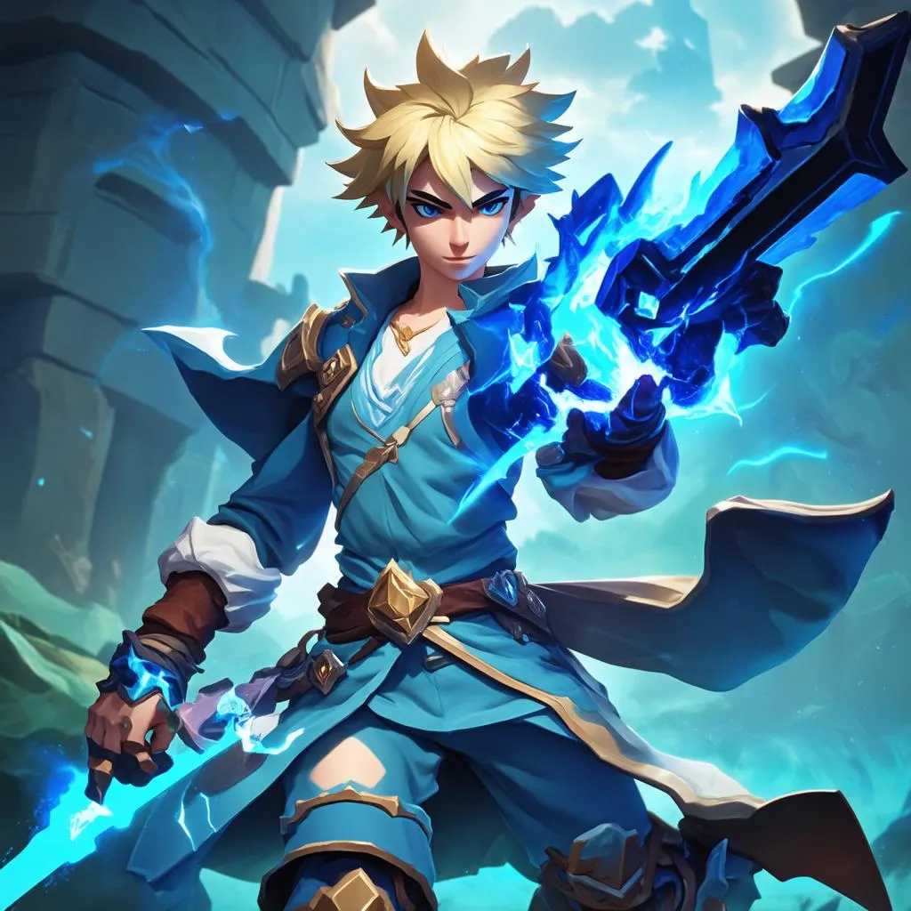 Ezreal với Đại Bác Liên Thanh