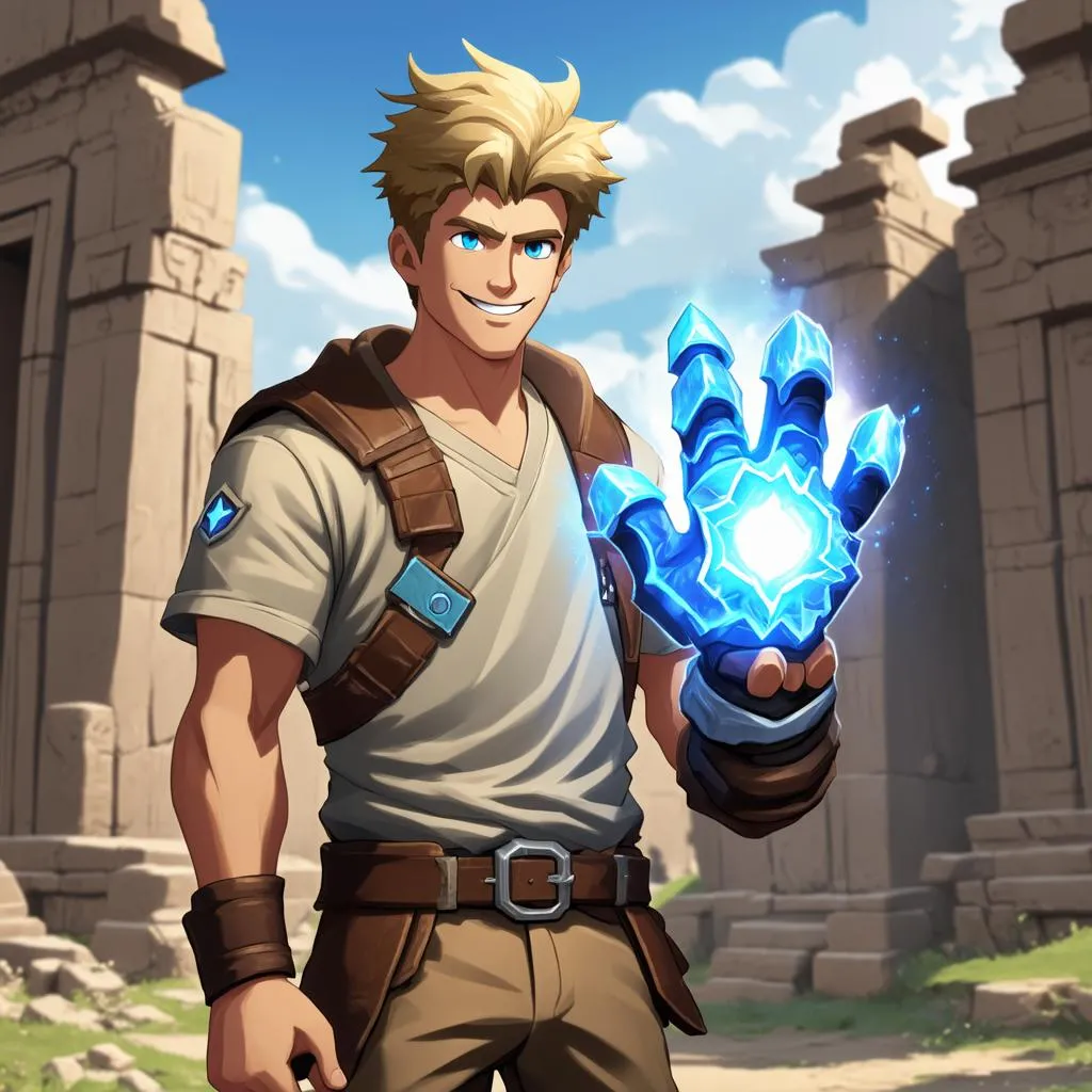 Ezreal khám phá di tích cổ đại