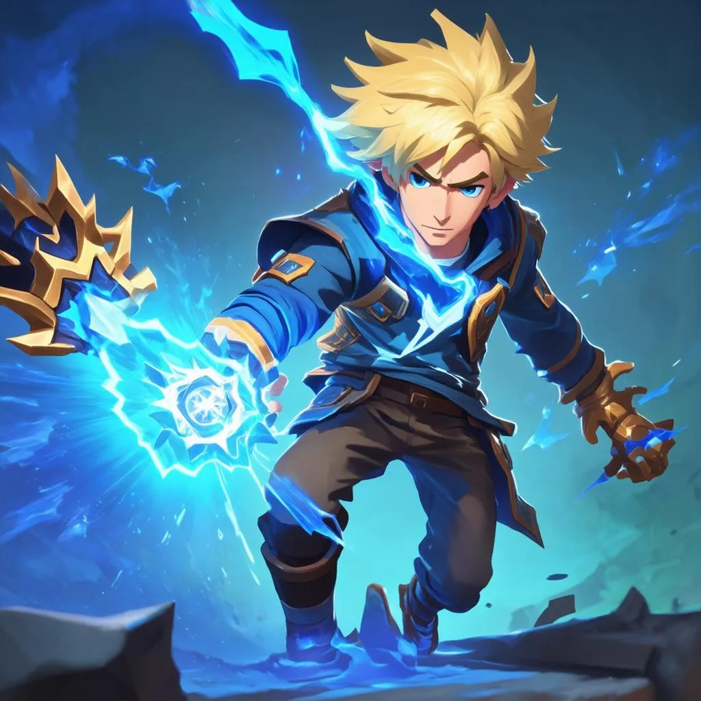 Ezreal sử dụng Dịch Chuyển Cổ Học