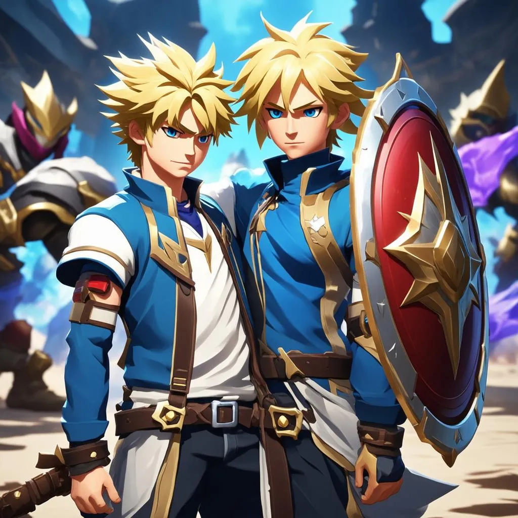 Ezreal and Janna support