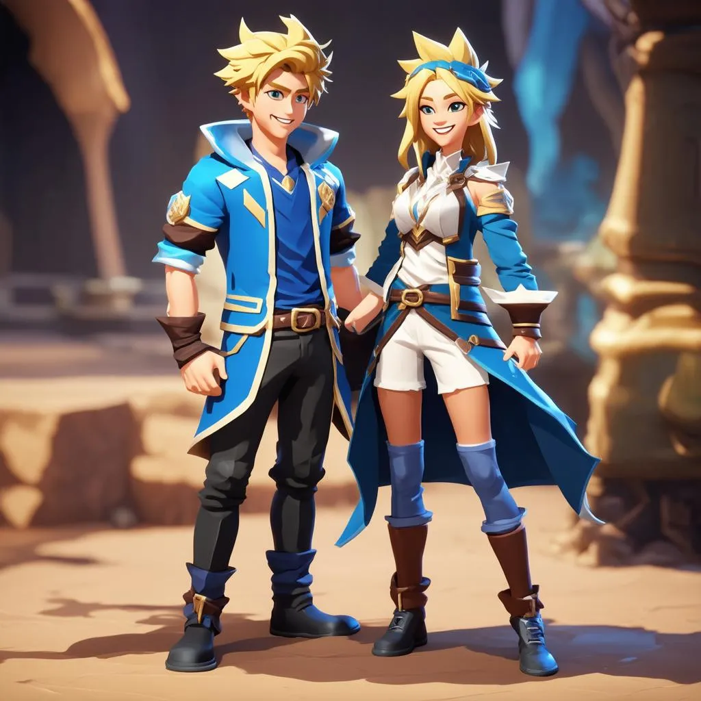 Ezreal and Lucian support