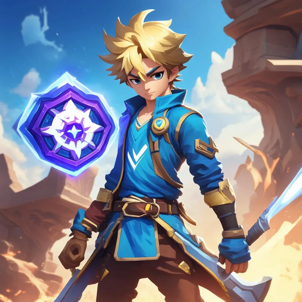 Ezreal với Tam Hợp Kiếm