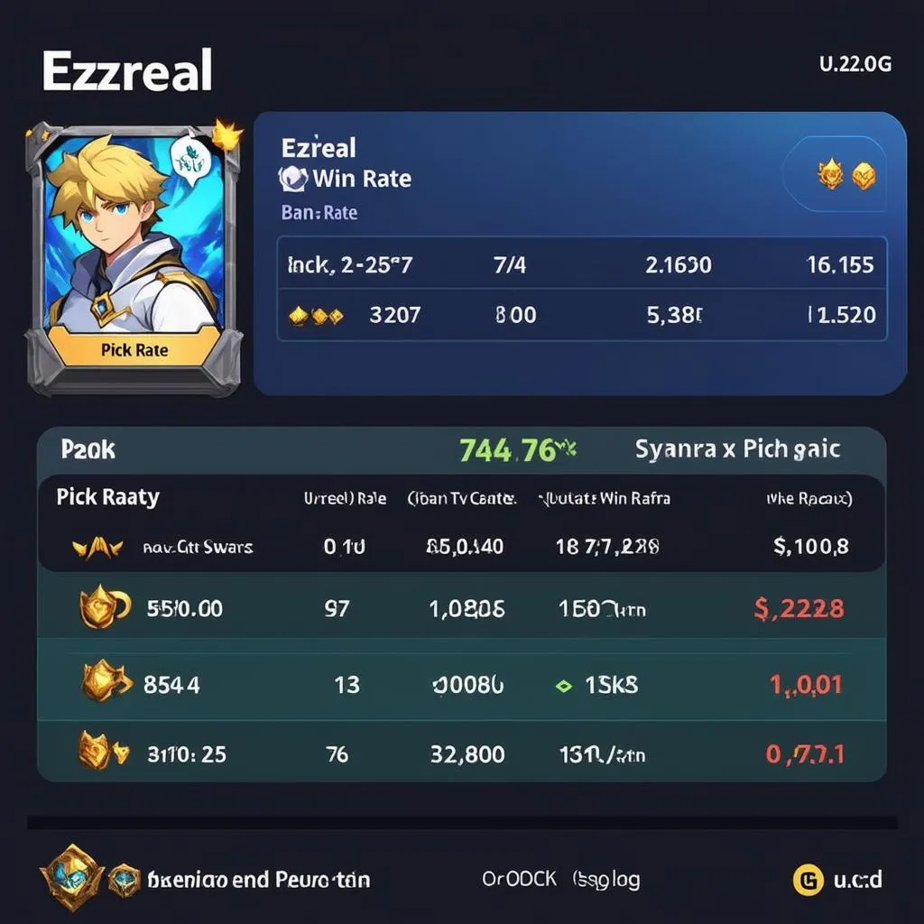 Ezreal U.GG Thống Kê