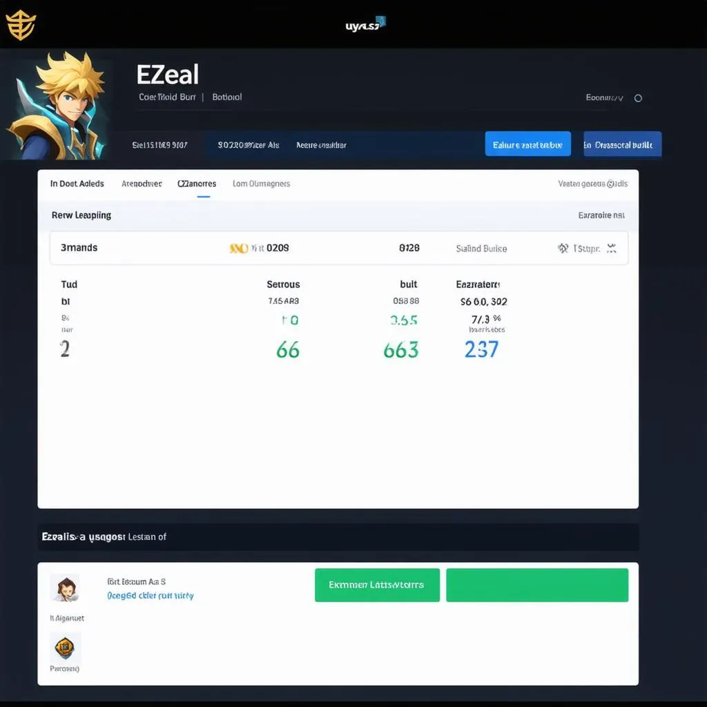 Ezreal U.gg - thông tin trang bị