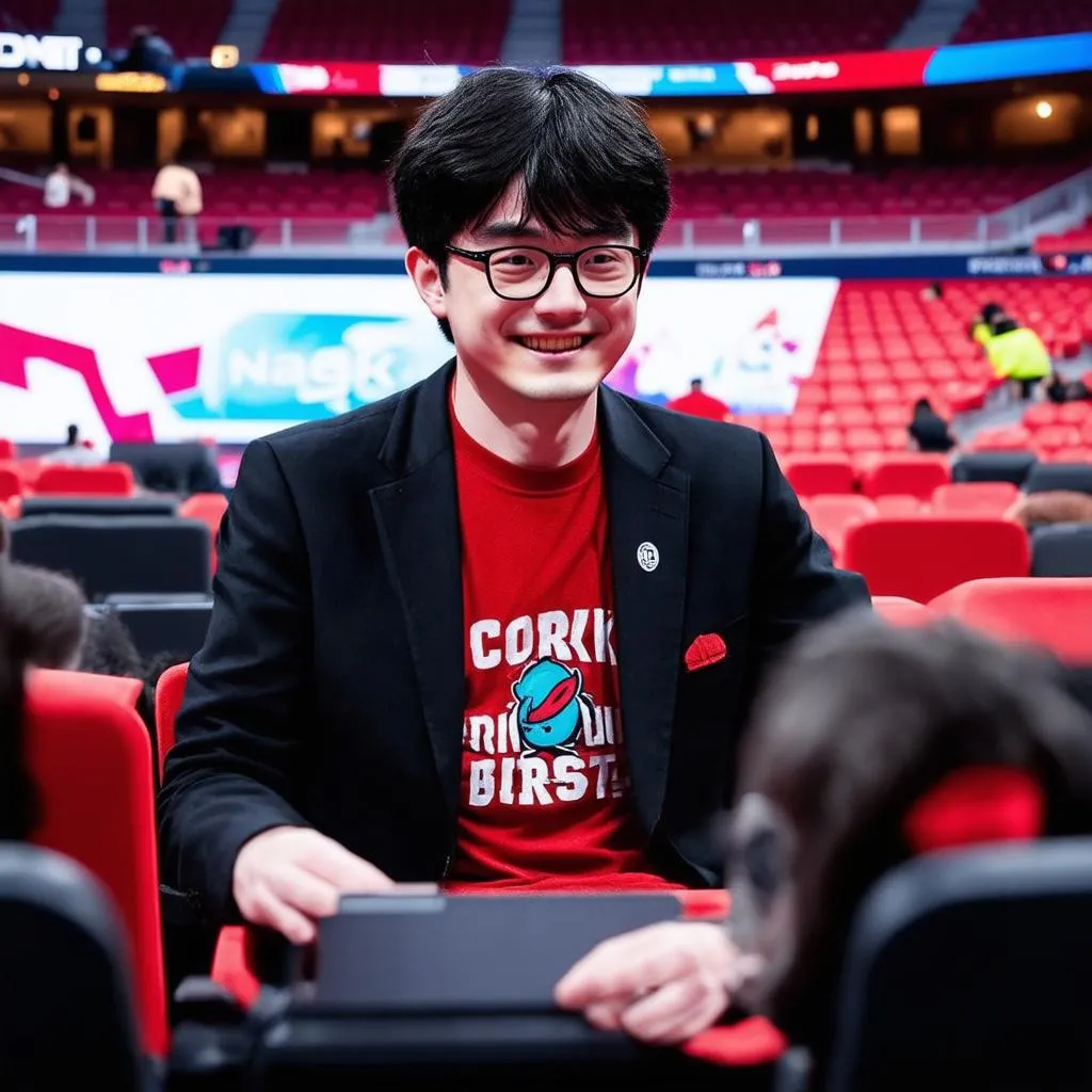 Faker chơi Corki mid