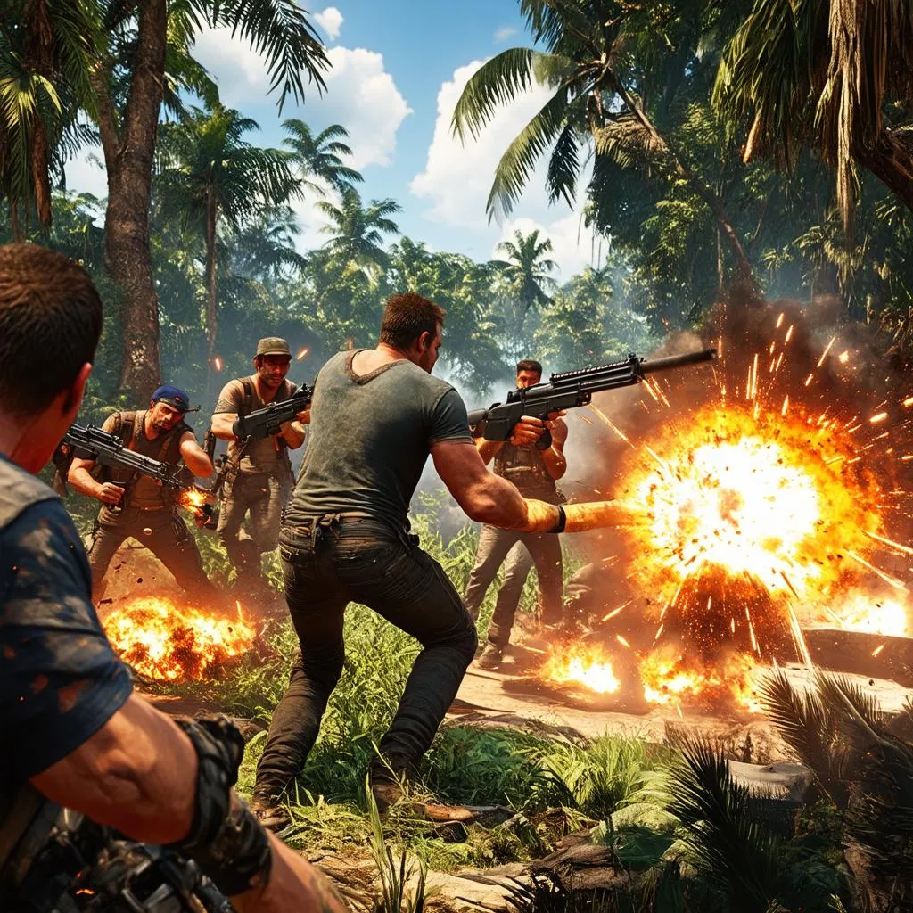 Màn đấu súng nghẹt thở trong Far Cry 3