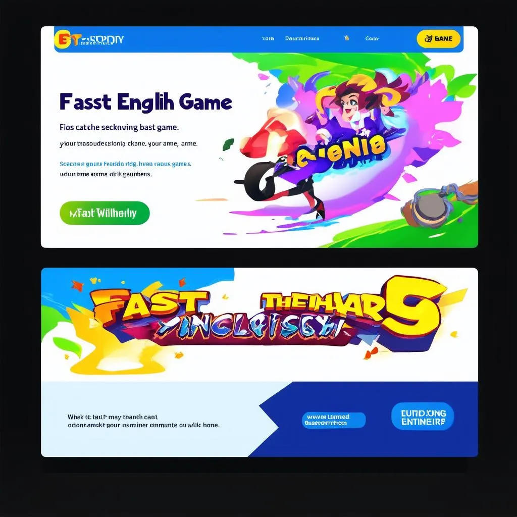 Banner Fast English Game