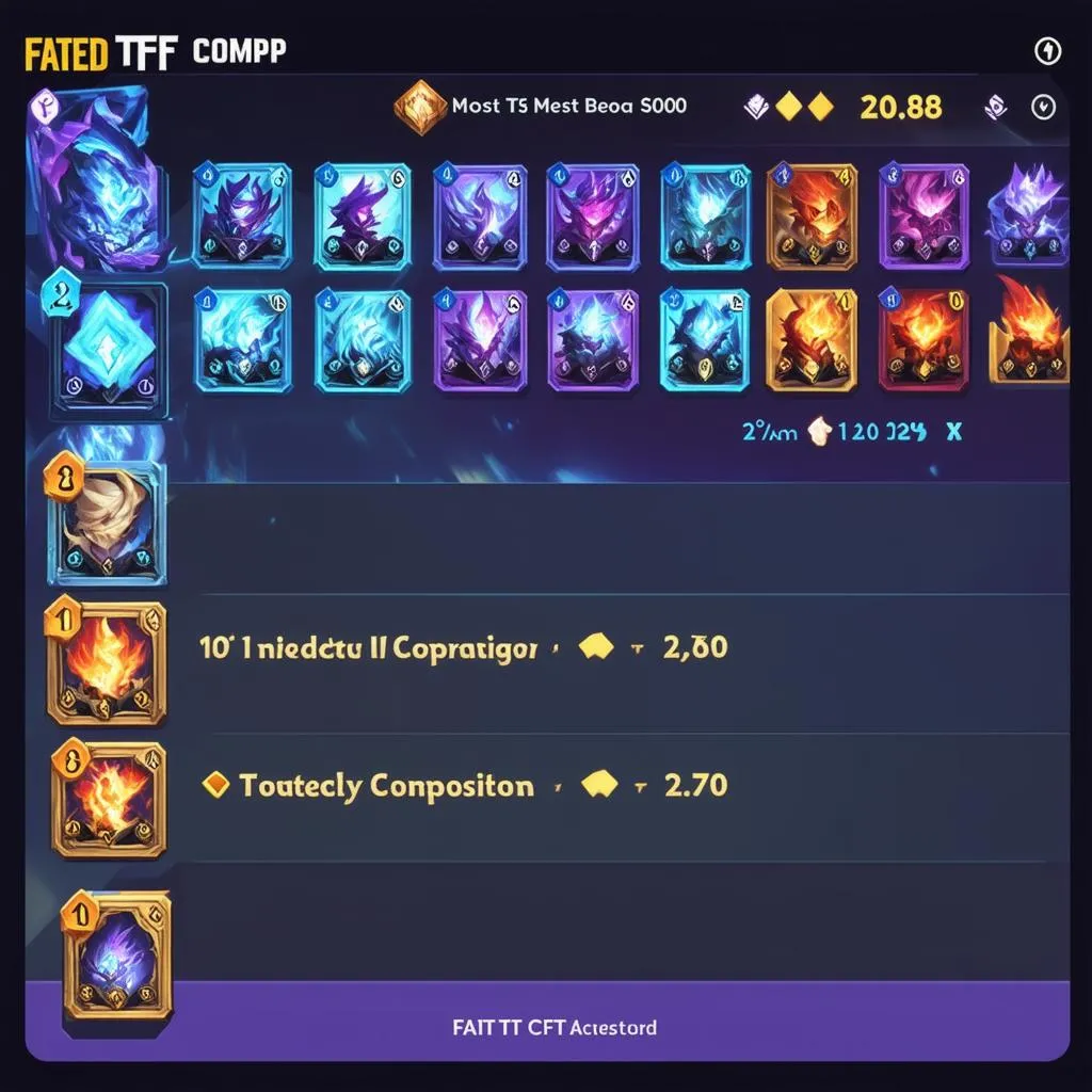 Meta game của Fated TFT Comp