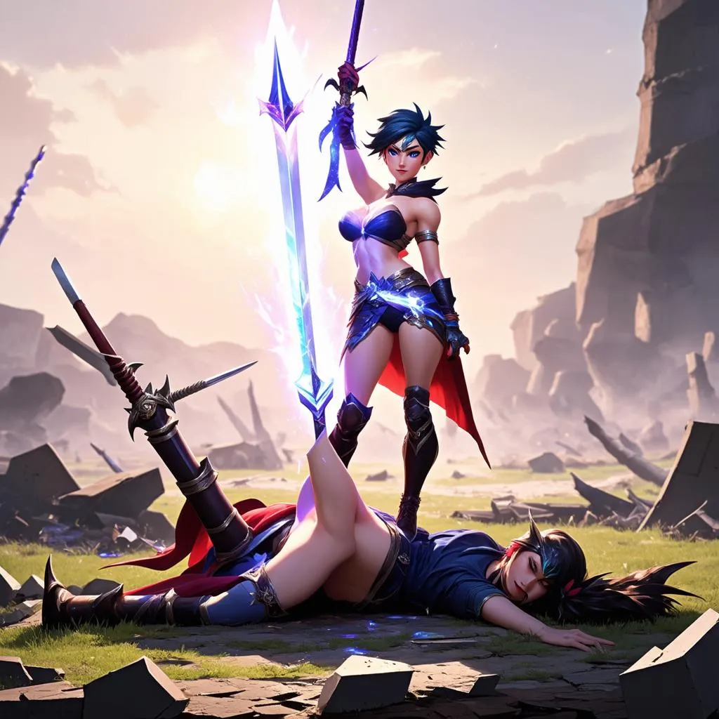 Fiora chiến thắng Akali