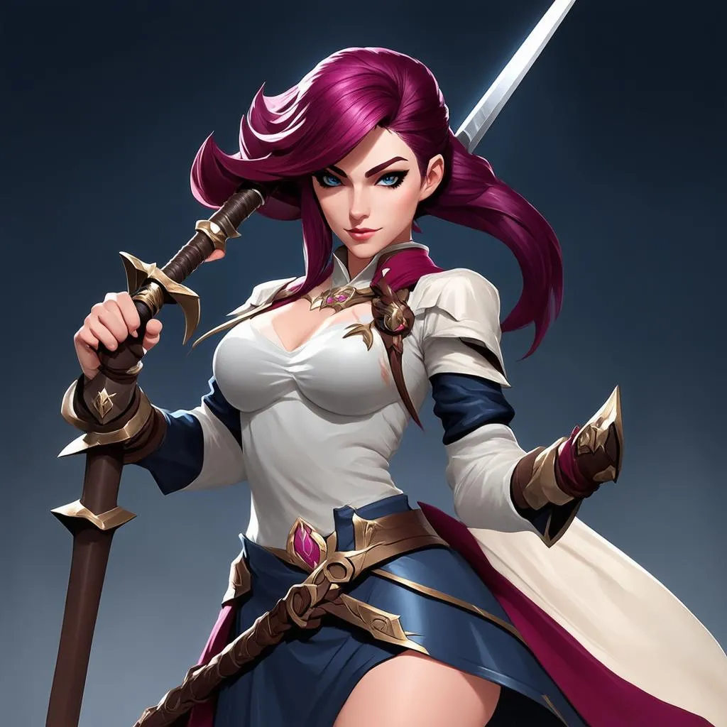 Fiora Kiếm Sư Hoa Hồng