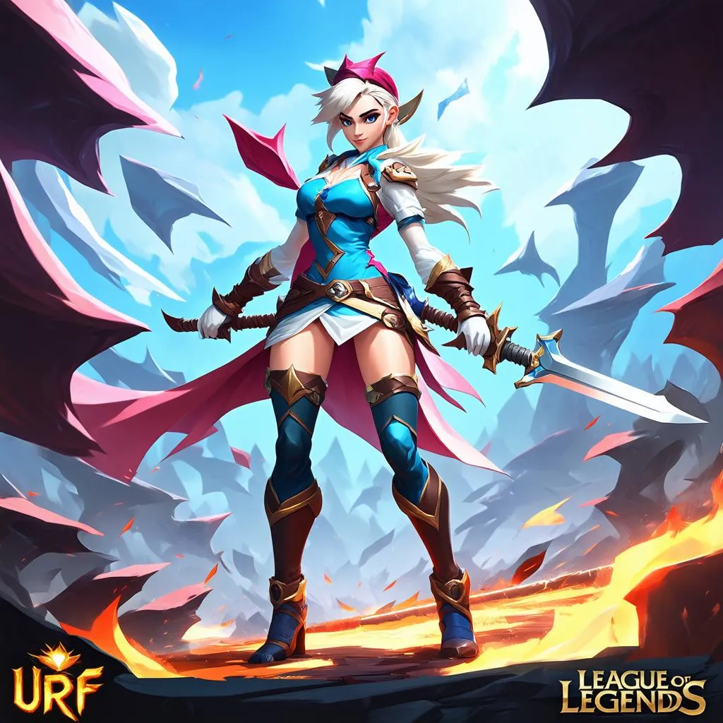 Fiora URF khiêu chiến