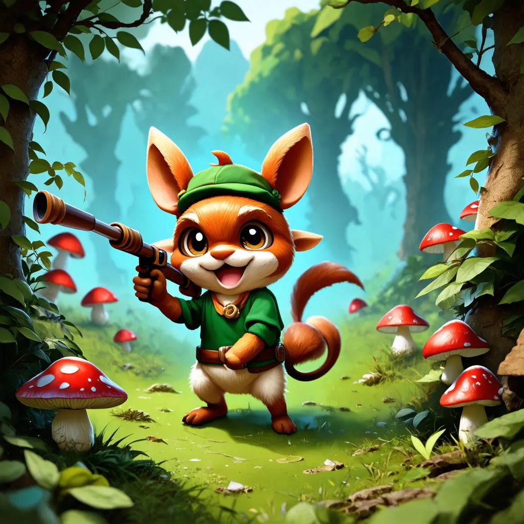 Teemo đặt nấm độc