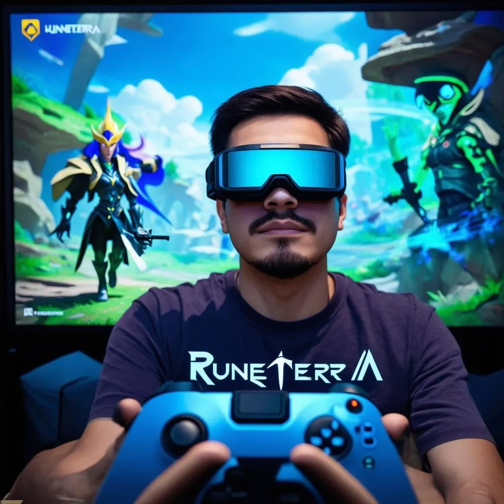 Game thủ trải nghiệm Runeterra AR