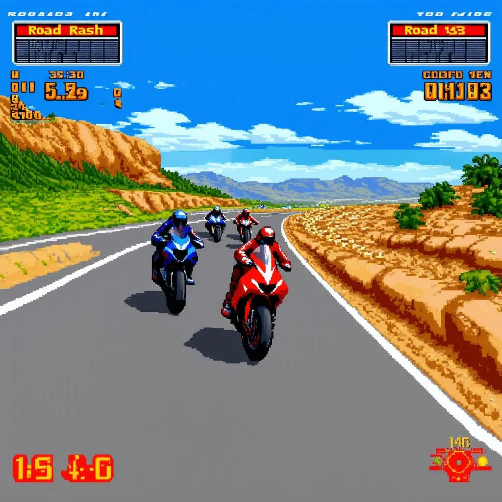 Road Rash - Game Win 98