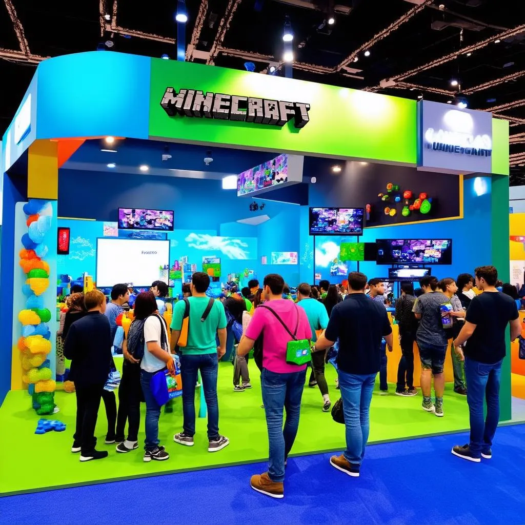 Gian hàng Minecraft tại Gamescom