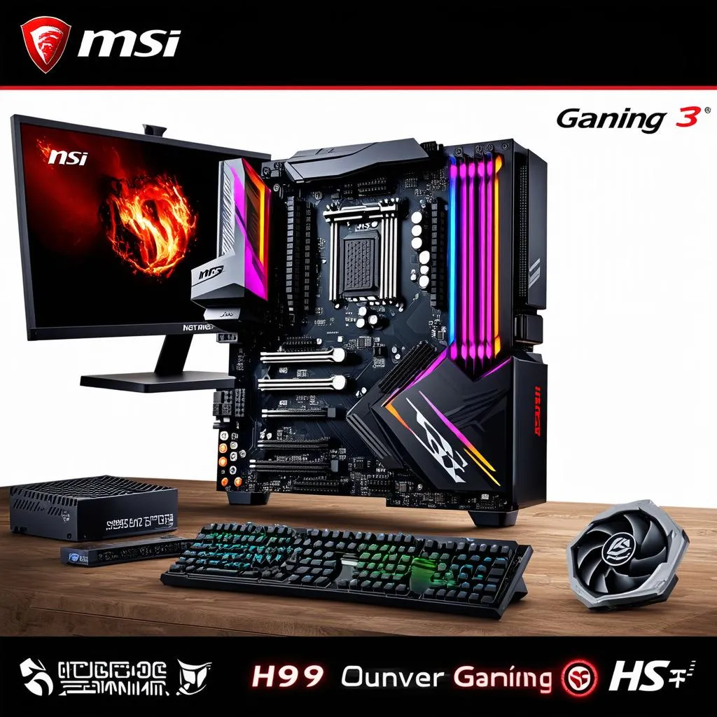 Bộ máy tính chơi game với MSI H97 Gaming 3