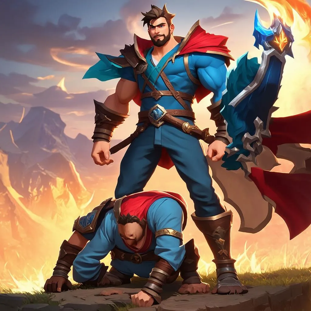 Garen chiến thắng Darius