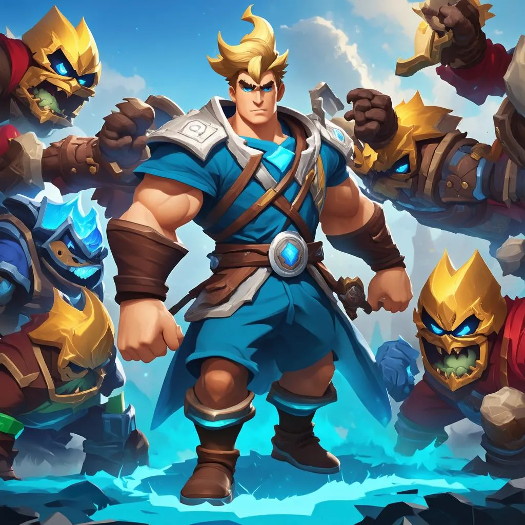 Garen URF bị vây