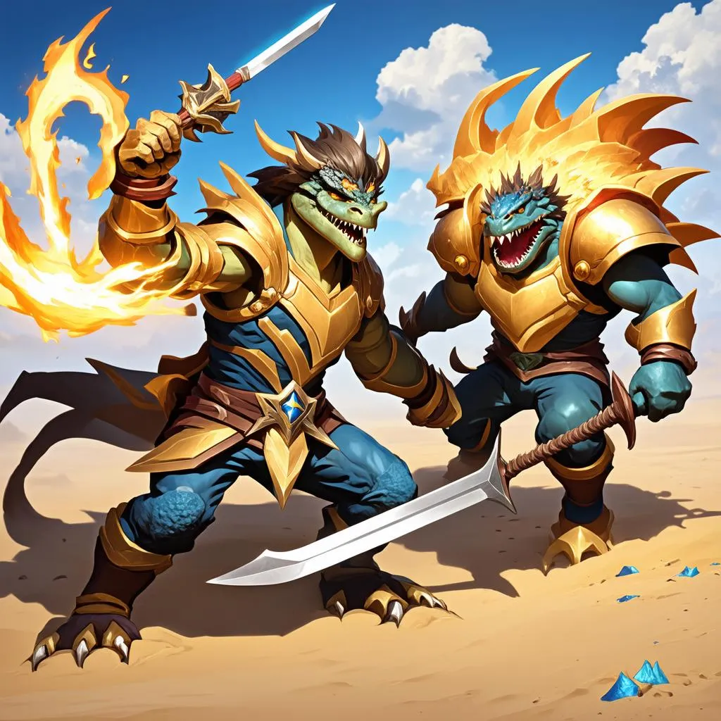 Garen vs Renekton: Cuộc Chiến Giữa Sức Dũng Và Cuồng Nộ