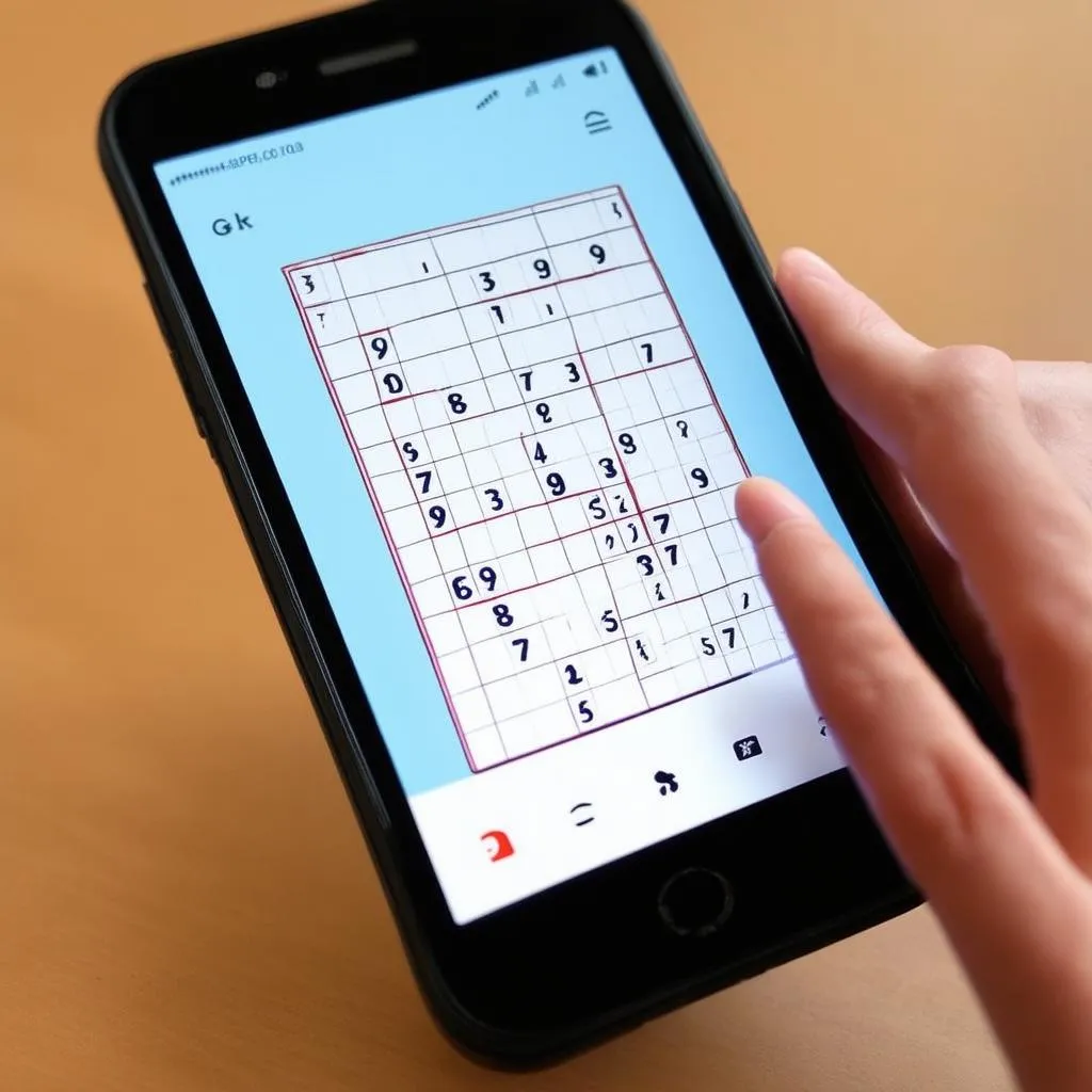 Giải Sudoku trên điện thoại