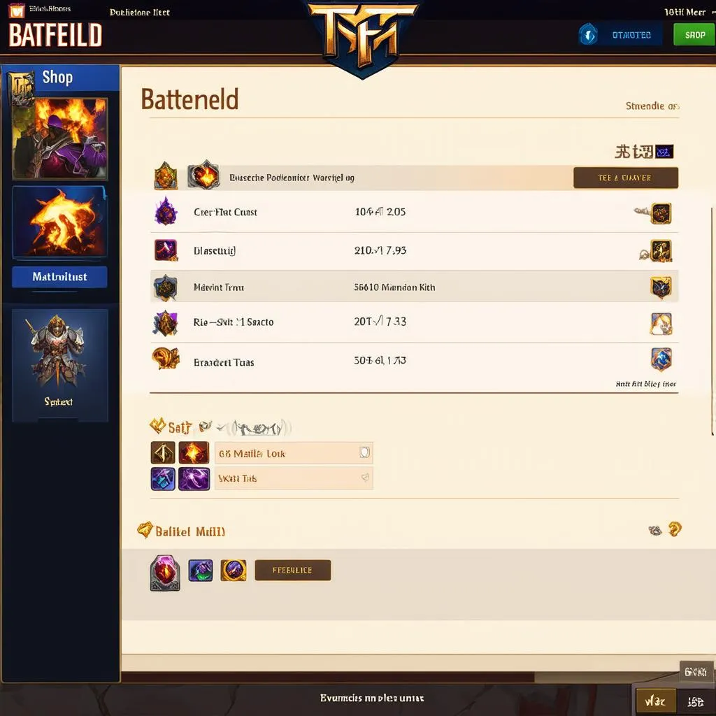 TFT interface