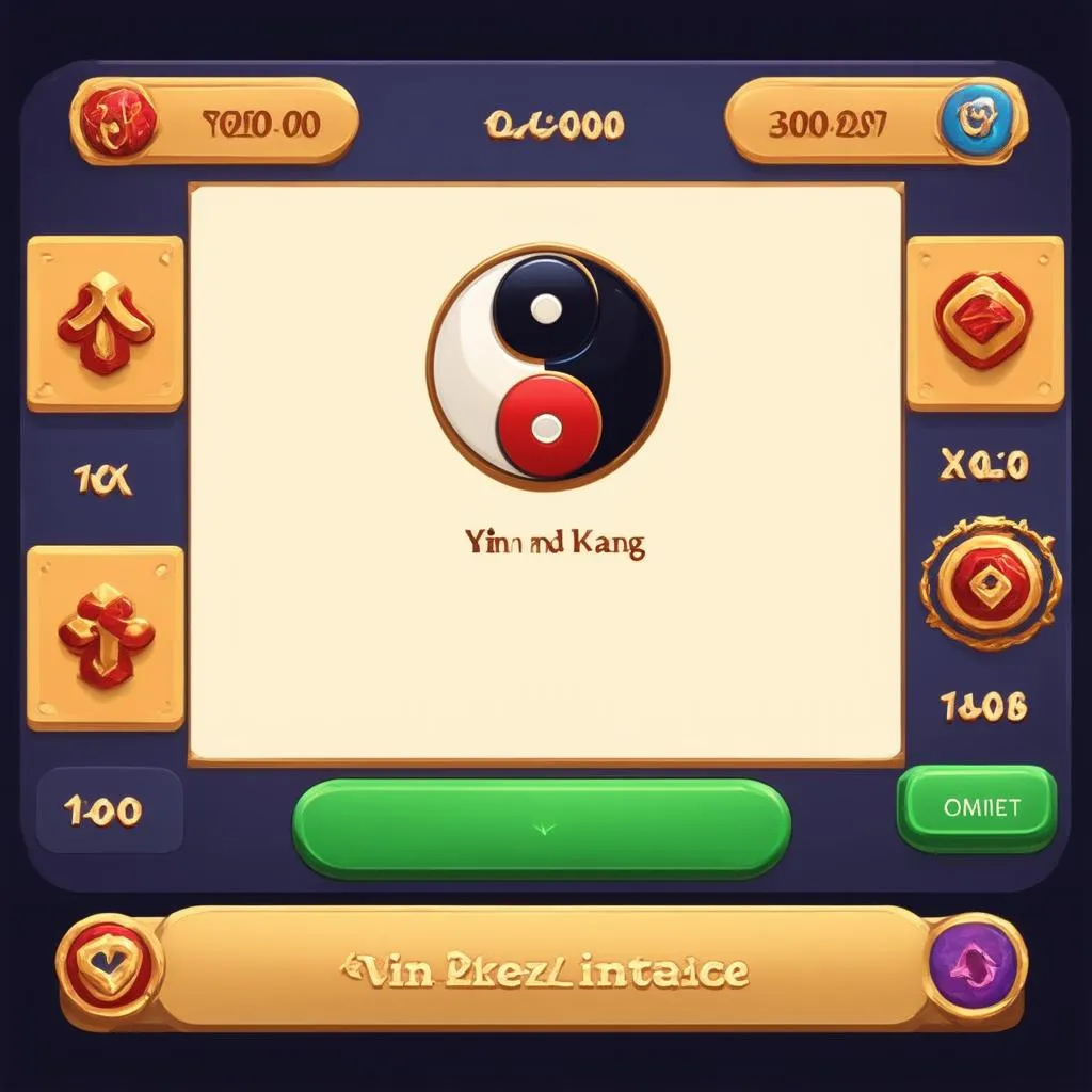 Âm Dương trong giao diện game