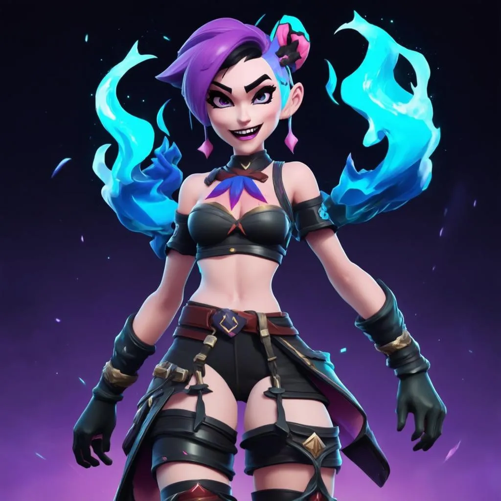 Giao diện Jinx trong game Liên Minh Huyền Thoại