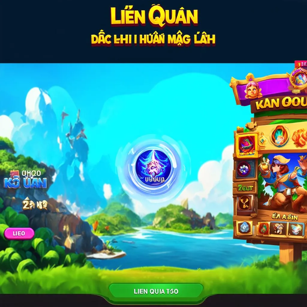 Giao diện Liên Quân