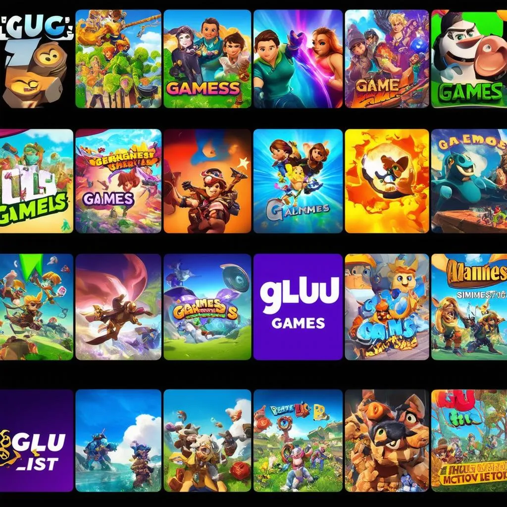 Glu Games List Variety