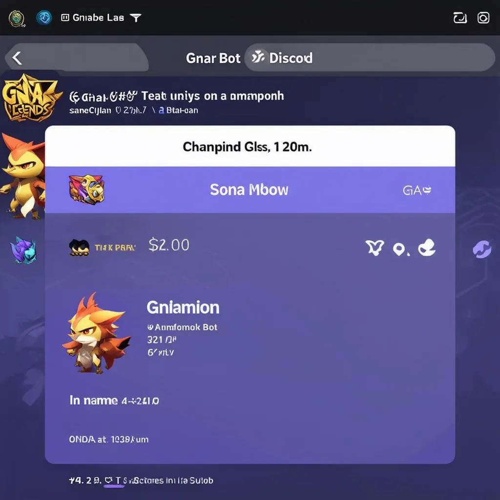 Gnar Bot Discord cung cấp thông tin