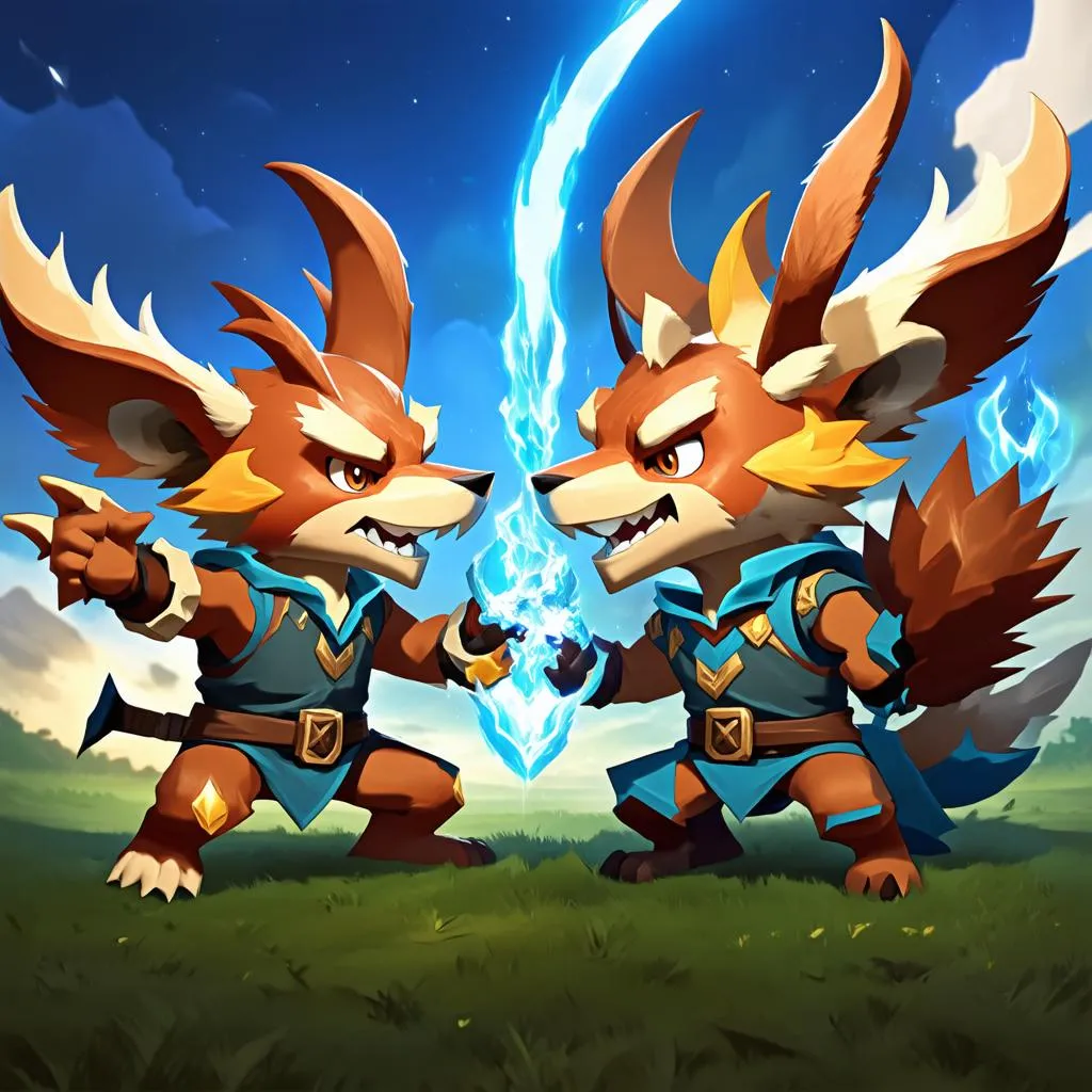 Gnar vs Garen đối đầu