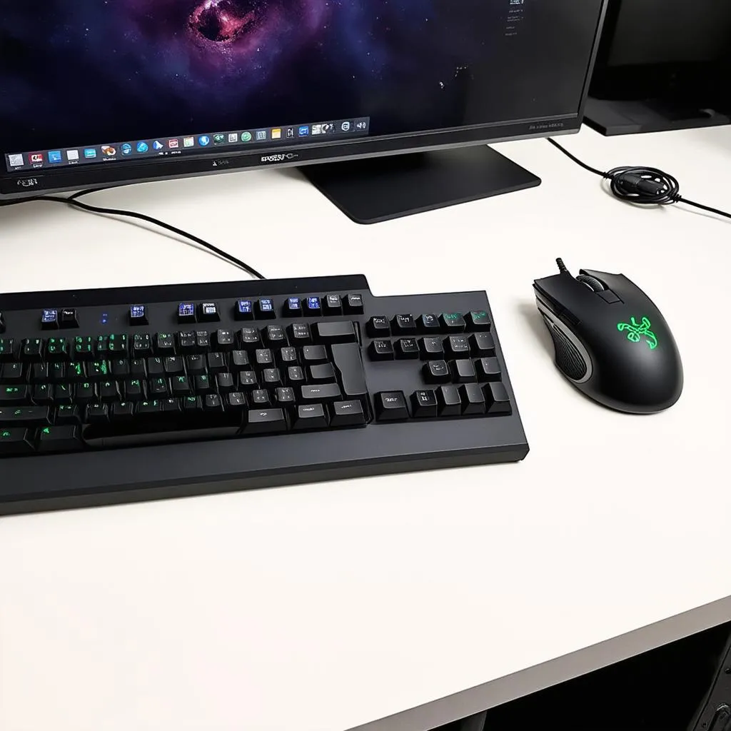 Góc bàn phím cơ và chuột Razer