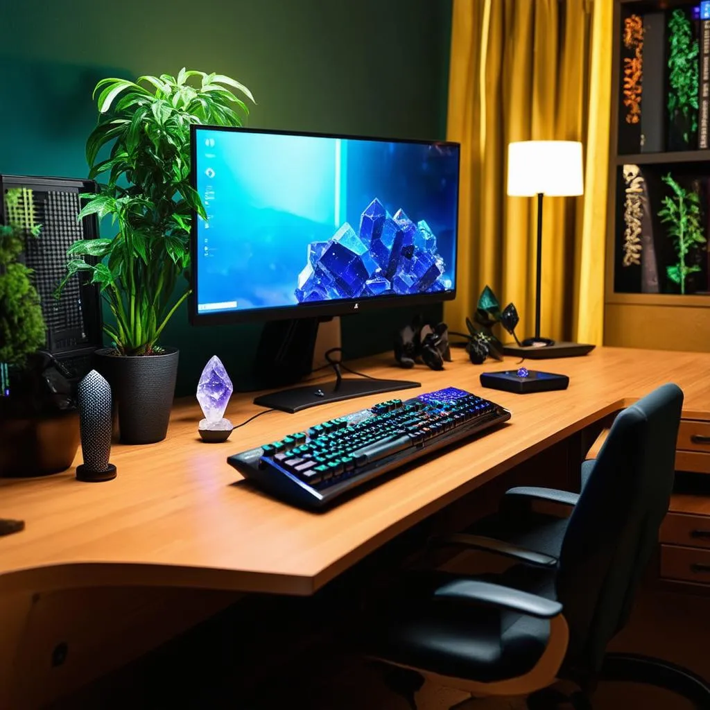 Gaming Setup with Feng Shui