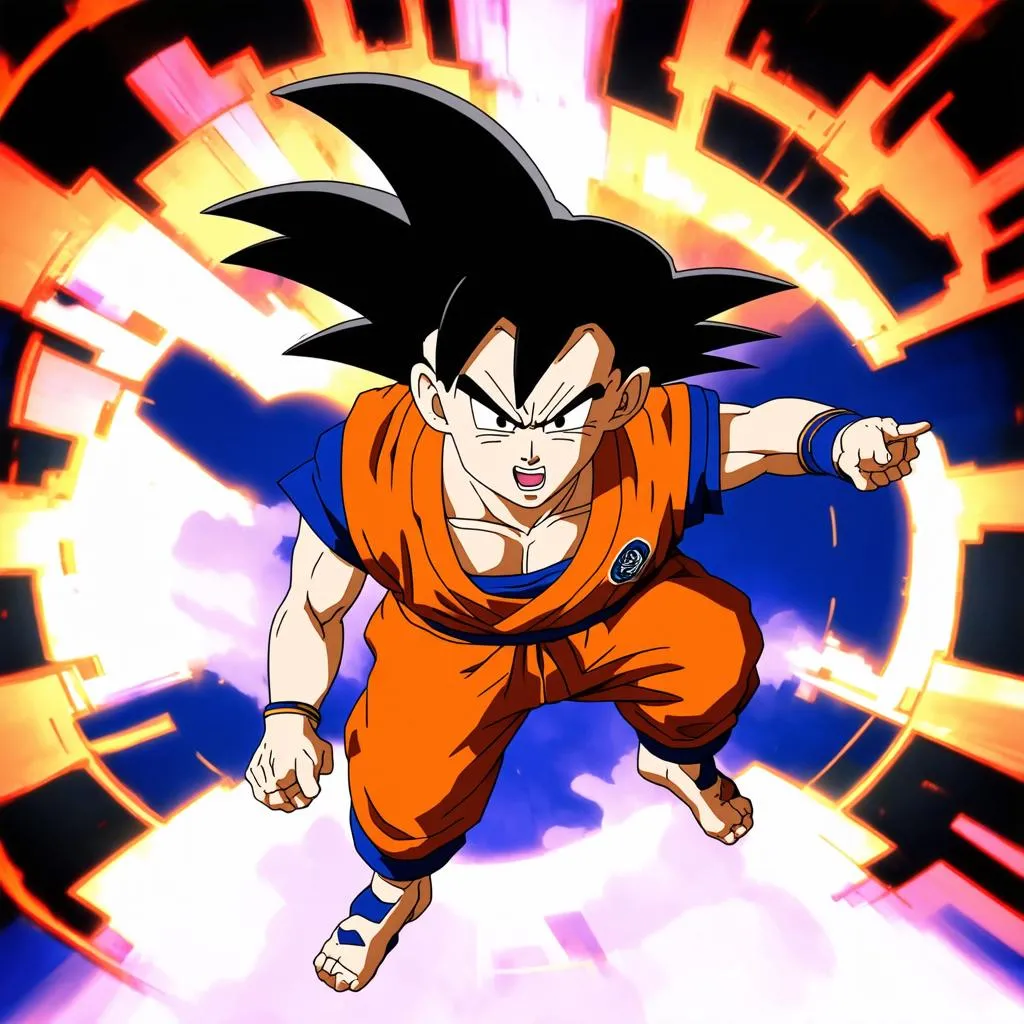 goku luyện tập