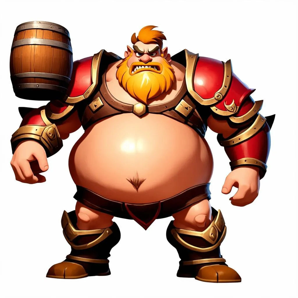 Gragas UGG với Giáp Máu Warmog